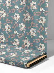 Leaf flower style with pink,white colors - Image 4