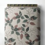 Leaf flower style with green,brown colors