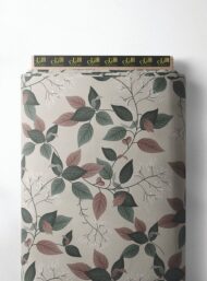 Leaf flower style with green,brown colors