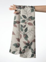 Leaf flower style with green,brown colors - Image 3