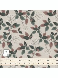 Leaf flower style with green,brown colors - Image 5