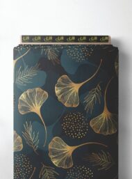 Leaf nature style with grey,yellow colors