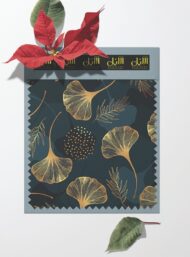 Leaf nature style with grey,yellow colors - Image 6