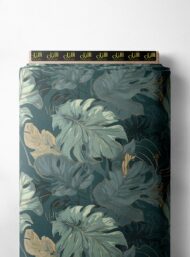 Leaf nature style with green, blue colors