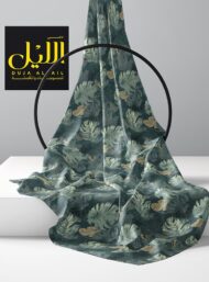 Leaf nature style with green, blue colors - Image 2