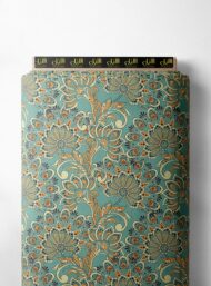 Petal flower style with green,orange colors