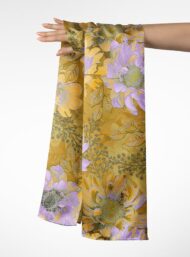 Bloom flower style with yellow,purple colors - Image 3