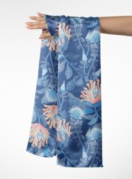 Petal flower style with blue,pink colors - Image 3