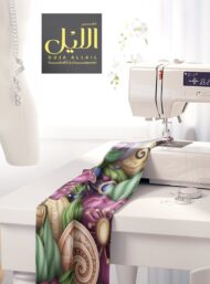 Flower mixed style with purple, green colors - Image 7