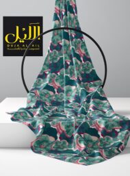 Bloom flower style with green,blue colors - Image 2