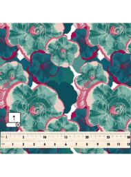 Bloom flower style with green,blue colors - Image 5