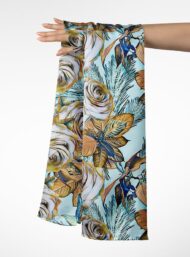 Rose flower style with white,green colors - Image 3