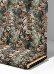 Branch flower style with brown,pink colors - Image 4