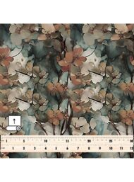 Branch flower style with brown,pink colors - Image 5