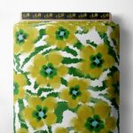 Petal flower style with yellow,green colors