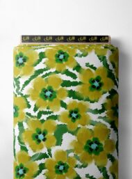 Petal flower style with yellow,green colors