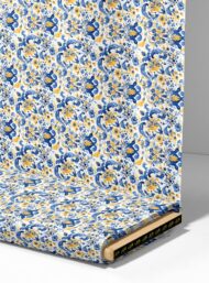 Bloom flower style with blue, yellow colors - Image 4