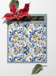 Bloom flower style with blue, yellow colors - Image 6