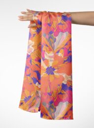 Petal flower style with orange,pink colors - Image 3