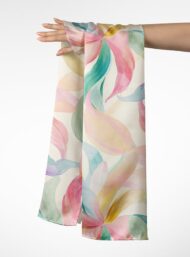 Petal flower style with pink,green colors - Image 3