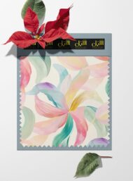 Petal flower style with pink,green colors - Image 6