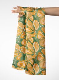 Petal flower style with yellow, green colors - Image 3