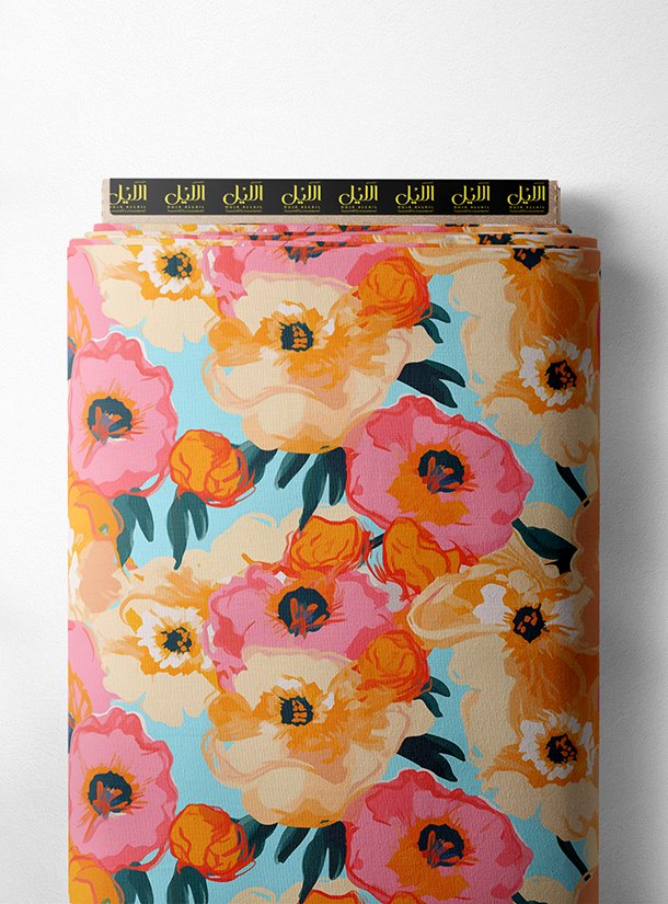 LAI02-0677_1-1.jpg Bloom flower style with pink,orange colors - Image 1