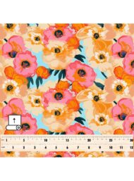 Bloom flower style with pink,orange colors - Image 5