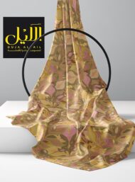 Leaf flower style with brown,pink colors - Image 2