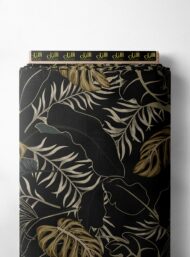 Leaf nature style with black,brown colors