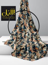 Leaf flower style with blue,orange colors - Image 2