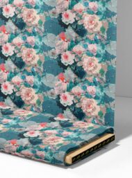 Bloom flower style with pink,green colors - Image 4