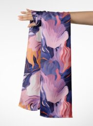 Bloom flower style with pink,purple colors - Image 3