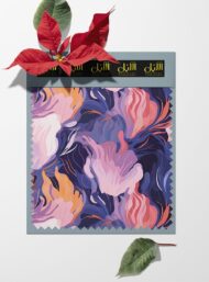 Bloom flower style with pink,purple colors - Image 6