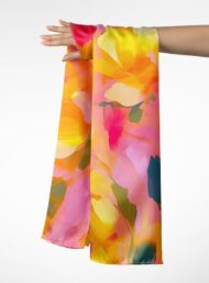 Bloom flower style with yellow,pink colors - Image 3