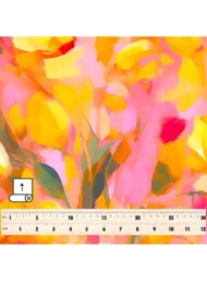 Bloom flower style with yellow,pink colors - Image 5