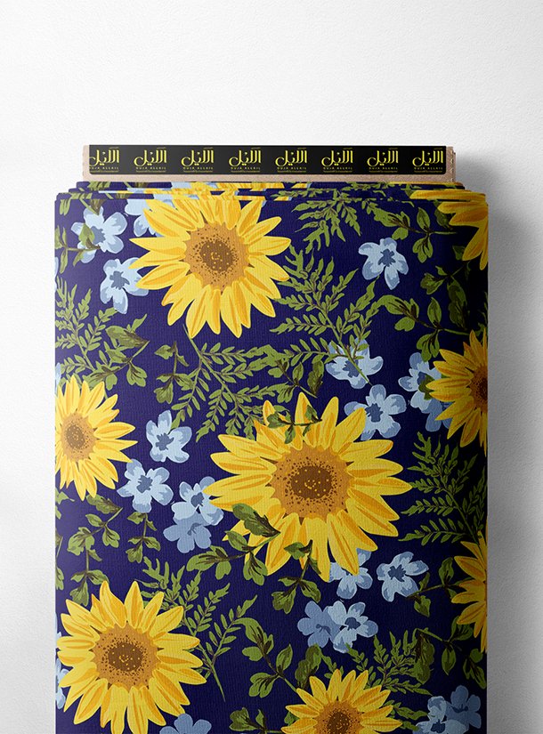 LAI02-0690_1-1.jpg Sunflower flower style with yellow,green colors - Image 1