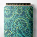 Floral others style with blue,green colors