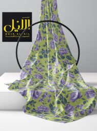 Petal flower style with purple,green colors - Image 2