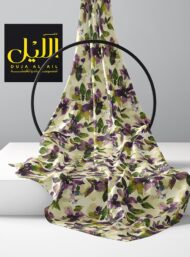 Petal flower style with purple,green colors - Image 2