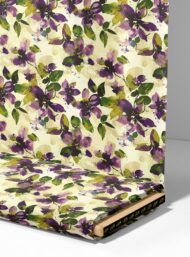 Petal flower style with purple,green colors - Image 4