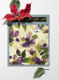 Petal flower style with purple,green colors - Image 6