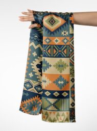 Pattern others style with brown,blue colors - Image 3