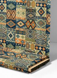 Pattern others style with brown,blue colors - Image 4