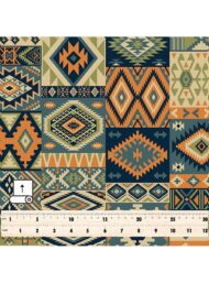 Pattern others style with brown,blue colors - Image 5