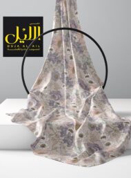 Bloom flower style with purple,white colors - Image 2