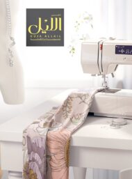 Bloom flower style with purple,white colors - Image 7