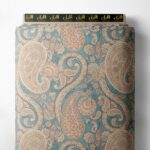 Paisley classic style with pink, blue colors