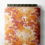 Leaf flower style with red,orange colors