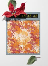 Leaf flower style with red,orange colors - Image 6